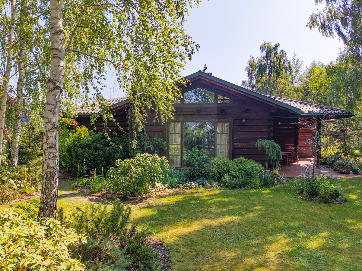 Wyjątkowy dom z bala drewnianego – 169,53 m² | dzi